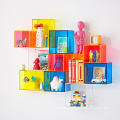 Acrylic Perspex Storage Cube Wall Shelves